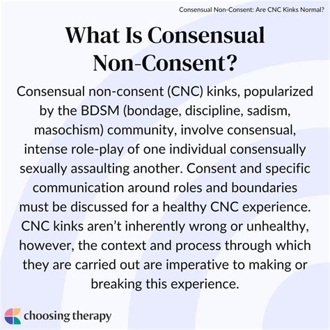 Does consensual non